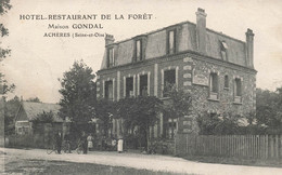 Achères * Hôtel Restaurant De La Forêt Maison GONDAL * Commerce Villageois - Acheres