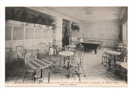 CAP D'AIL (06) - RADIUM HOTEL - SALLE DE BILLARD - Cap-d'Ail