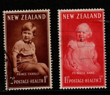 New Zealand SG 710-1 1952 Health,used - Usados
