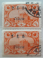 Cilicie, France Colonies,Turkey, Turkeiy 1918, Surch. 5 Pa.   Used 2 Stamps - Usati