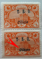 Cilicie, France Colonies,Turkey, Turkeiy 1918, Surch. 5 Pa.Error Surch.  Used 2 Stamps - Gebruikt