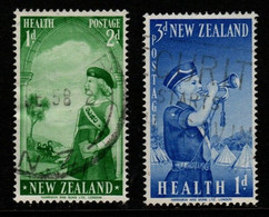 New Zealand SG 764-65 1958 Health,used - Usati