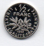 MA 21809 // France -  1/2 Franc 1993   - BE - Monedas/ De Necesidad