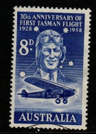 New Zealand SG 766 1958 30th Anniversary Tasman Flight,used - Used Stamps