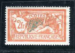 N° Yvert 145 Merson 2fr Neuf * + Pli Cote 55€ - Unused Stamps