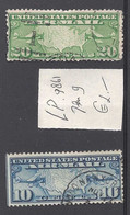 Verenigde Staten  Luchtpost Stampworld No.7 En 9 Gebruikt (9861) - 1a. 1918-1940 Afgestempeld