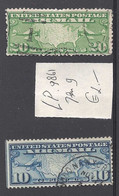 Verenigde Staten  Luchtpost Stampworld No.7 En 9 Gebruikt (9861) - 1a. 1918-1940 Usati