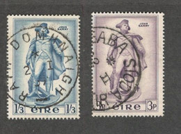 IRELAND....1956: Michel126-7used Cat.Value10€ Well Cancelled - Gebraucht