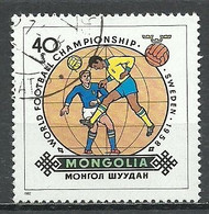 Mongolia; World Football Championship, Sweden - 1958 – Schweden