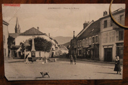 AK 1907 Cpa Gruss Aus Gruß Giromagny Mairie Deutsches Reich Elsass Enfant Animée Voyagée Ambulant Belfort à - Other & Unclassified