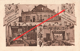 Litho AK Hörnitz Gasthof Albert Saal A Bertsdorf Zittau Pethau Hainewalde Oderwitz Olbersdorf Mittelherwigsdorf Feldpost - Bertsdorf-Hoernitz