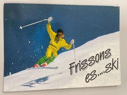 CPSM - FRISSONS ES SKI - Flamme Ecole Militaire De Haute Montagne 2002 - Sports D'hiver