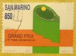 SAN MARINO 1989 AVVENIMENTI SPORTIVI A SAN MARINO LIRE 850 - Used Stamps