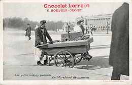 PARIS Les Petits Métiers Parisiens Le Marchand De Marrons - Petits Métiers à Paris