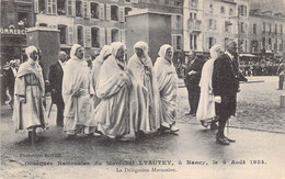 FRANCE - 54 - NANCY - Obsèques Nationale Maréchal Lyautey Le 2 08 34 - La Délégation Marocaine - Carte Postale Ancienne - Nancy