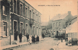 Belgique - Jeumont - Rue De La Mairie - Animé - Enfant - Panneau Ralentir Tenir à Droite - Carte Postale Ancienne - Jeumont