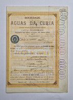 PORTUGAL-ANADIA-CURIA-Sociedade Das Aguas Da Curia-Titulo De Uma Acção  Nº 1728 - 30 De Janeiro De 1903 - Water