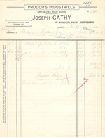 Facture 1930 Joseph Gathy Jambes - Namur Produits Industriels Spécialités Pour Autos > Sclaigneaux - Automobilismo