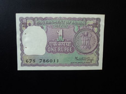 INDE : 1 RUPEE  1980   P 77x      SUP (+) * - Inde