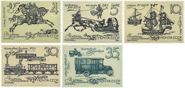 63512 MNH UNION SOVIETICA 1987 HISTORIA DEL CORREO RUSO - Sammlungen