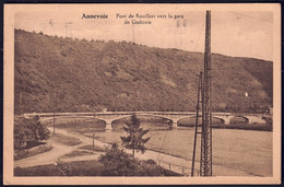 +++ CPA - ANNEVOIE - Pont De Rouillon Vers La Gare De Godinne  // - Anhée