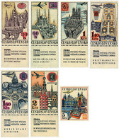 51822 MNH CHECOSLOVAQUIA 1967 PRELUDIO DE LA EXPOSICION FILATELICA DE PRAGA - Mosquées & Synagogues