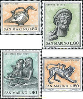 140905 MNH SAN MARINO 1971 ARTE ETRUSCO - Gebruikt