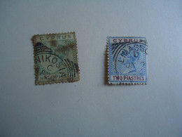 CYPRUS    USED  STAMPS  VICTORIA    2    WITH POSTMARK - Sonstige & Ohne Zuordnung