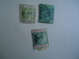 CYPRUS    USED  STAMPS  KINGS 3 - Other & Unclassified