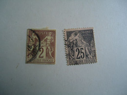 FRANCE    USED STAMPS  COLONIES - Zonder Classificatie