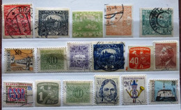 Selection Of Early Used/Cancelled Stamps From Czechoslovakia Various Issues. No Y-189 - Lots & Serien