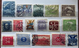 Selection Of Early Used/Cancelled Stamps From Czechoslovakia Various Issues. No Y-190 - Colecciones & Series