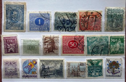 Selection Of Early Used/Cancelled Stamps From Czechoslovakia Various Issues. No Y-192 - Verzamelingen & Reeksen