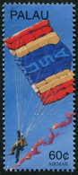 62197016 Palau 1997; Parachute, Parachutisme; Yt1045 S1038-45 - Parachutespringen