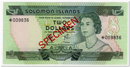 SOLOMON ISLANDS,2 DOLLARS,1977,P.5,SPECIMEN,UNC - Other - Oceania