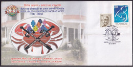 India 2012 Special Cover, Head Office Cancer Aid Society, Disease, Crab (**) Inde Indien - Covers & Documents