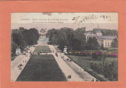 LAKEN LAEKEN - ZICHT VAN HET KONINKLIJK KASTEEL PANORAMA DU CHATEAU ROYAL - ECRITE - Laeken