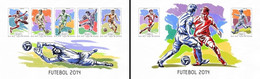 Guinea Bissau 2014, Sport, Football World Champion, 5val In BF+BF IMPERFORATED - 2014 – Brasilien