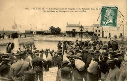 BAGNES - Carte Postale De L'Embarquement Des Bagnards Pour La Guyane à L' île De Ré - L 141006 - Presidio & Presidiarios