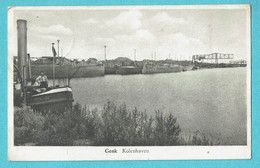 * Genk - Genck (Limburg) * (Uitgave Bijnens) Kolenhaven, Le Port, Harbour, Canal, Quai, Bateau, Péniche, Boat - Genk