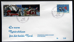 Greenland 1998 Cover  Minr.330  KANGERLUSSUA   (lot  784 ) - Lettres & Documents