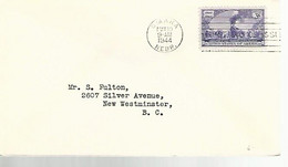 57742) USA Omaha 1944 Postmark Cancel FDC - 1941-1950