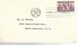 57744) USA Canal Zone U.S.S. Charleston 1939  Postmark Cancel FDC - 1851-1940