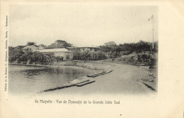 Comoros, MAYOTTE, Vue De Dzaoudzi De La Grande Jetée Sud (1910s) Postcard - Comores