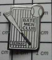 116A Pins Pin's / Rare & Belle Qualité / SPORTS / BASE-BALL CLUB BERNAY BATE MEN - Béisbol