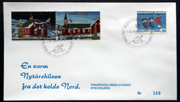 Greenland 1998 Cover  Minr.330  KANGERLUSSUA   (lot  784 ) - Brieven En Documenten