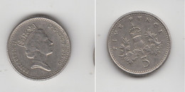 5 PENCE 1990 - 5 Pence & 5 New Pence