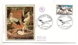 FDC--1973 --Cigogne D'Alsace ............cachet  67- Strasbourg - 1970-1979