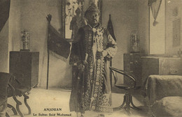 Comoros, ANJOUAN, Sultan Saïd Mohamed (1910s) Postcard (2) - Comorre