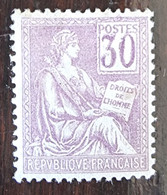 France Yvert N°115 Avec Charnière *  MLH (mouchon Type 1) - 1900-02 Mouchon